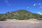 Capulin volcano from the visitor center