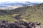 The crater from the rim