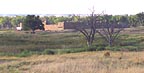 Bent's Old Fort - see the Santa Fe wagon in the background?