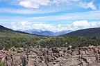 Mountains seen to the north