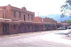 Taos square, a view