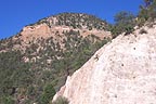 San Francisco Mountains showing different rocks and (maybe) some fire indications