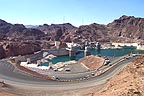 Hoover dam from the Arizona side