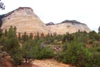 Cross bedding caused by ancient dunes