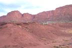 View of the cliffs